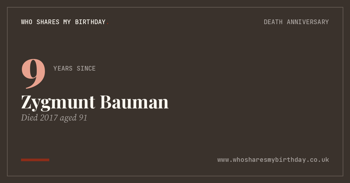 Zygmunt Bauman