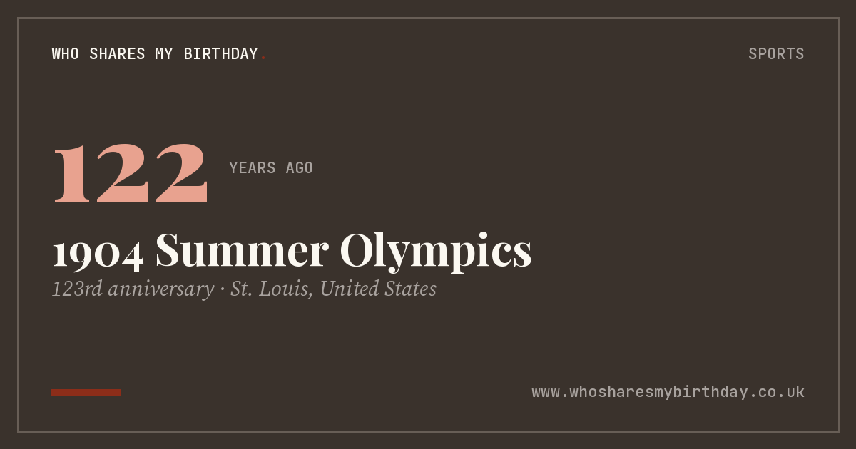 1904 Summer Olympics