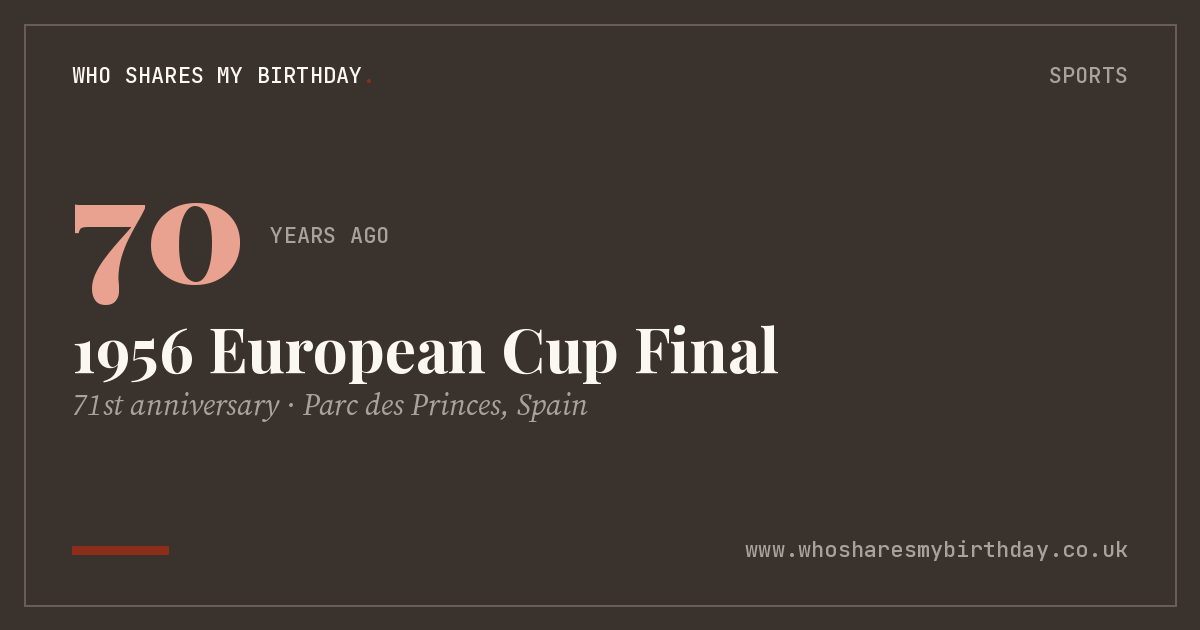 1956 European Cup Final