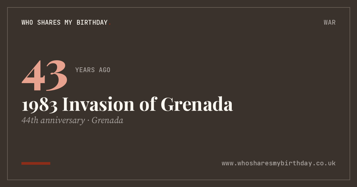 1983 Invasion of Grenada