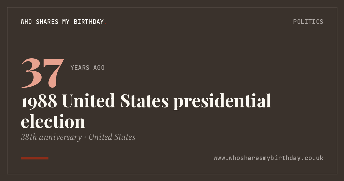 1988 United States presidential election