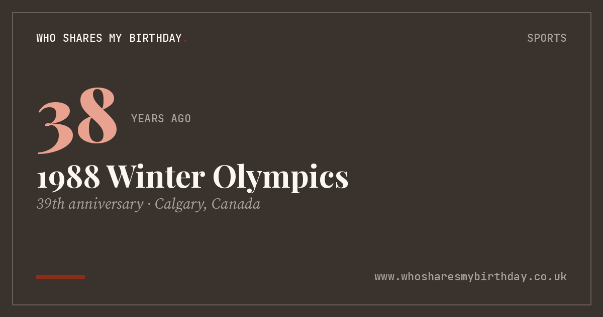 1988 Winter Olympics