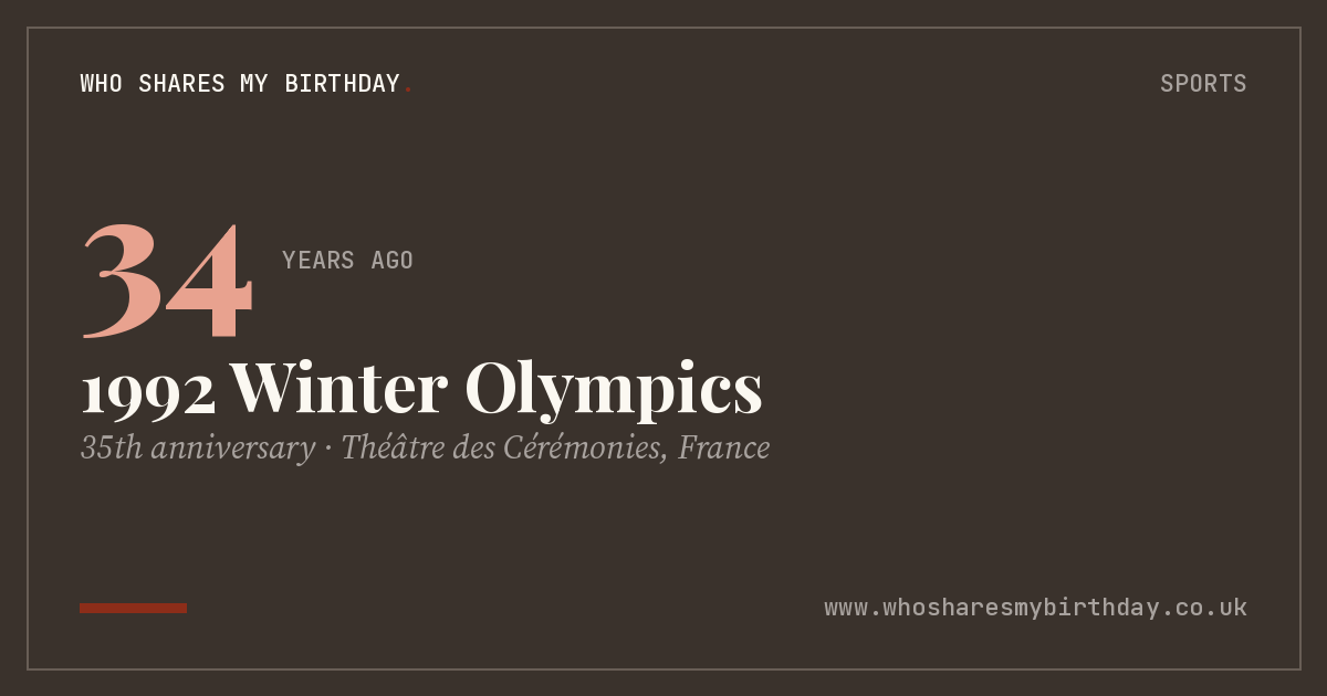 1992 Winter Olympics