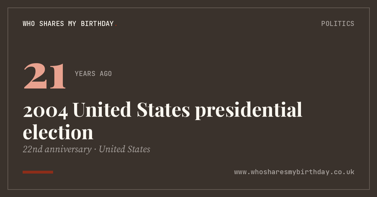 2004 United States presidential election