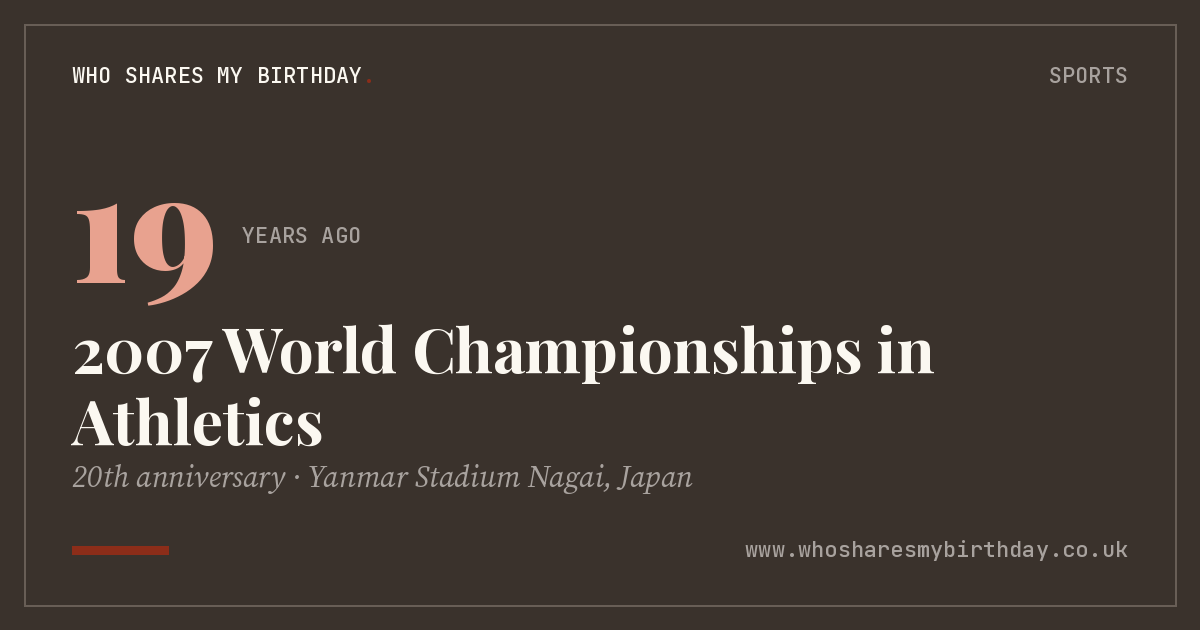 2007 World Championships in Athletics