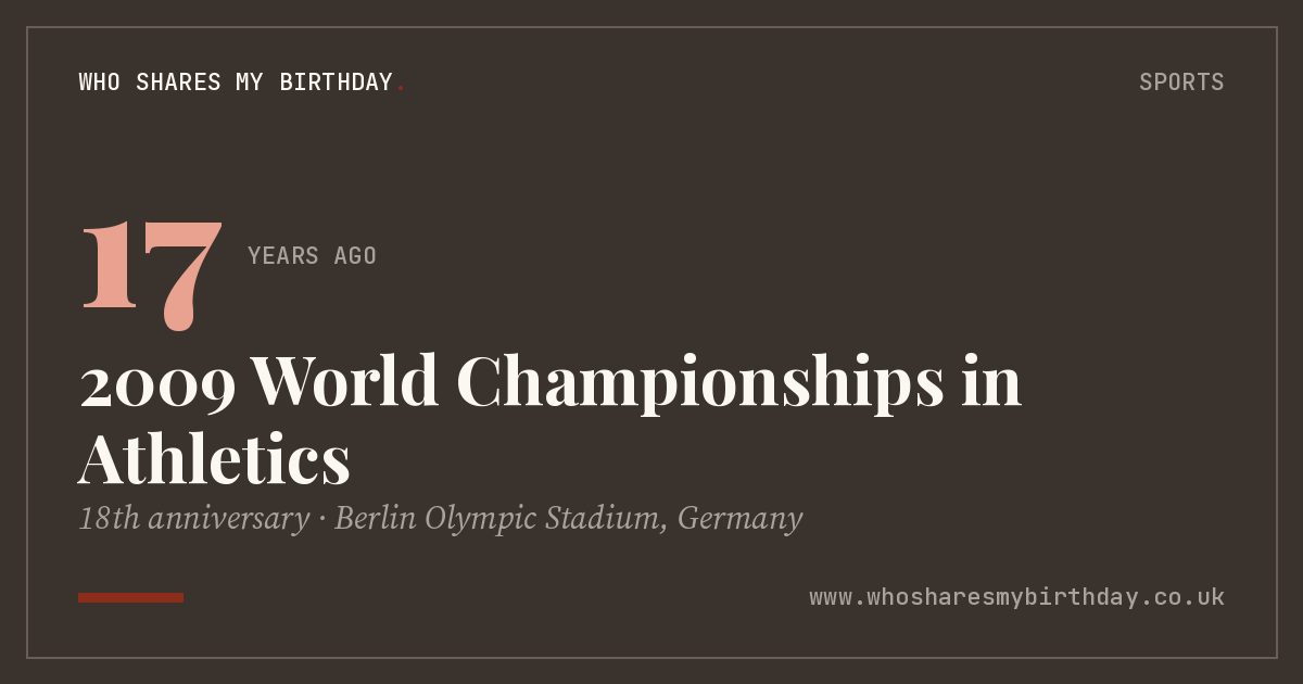 2009 World Championships in Athletics