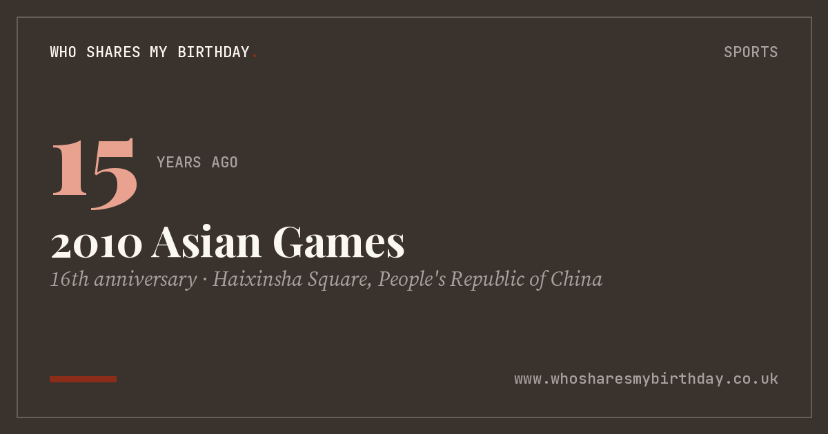 2010 Asian Games