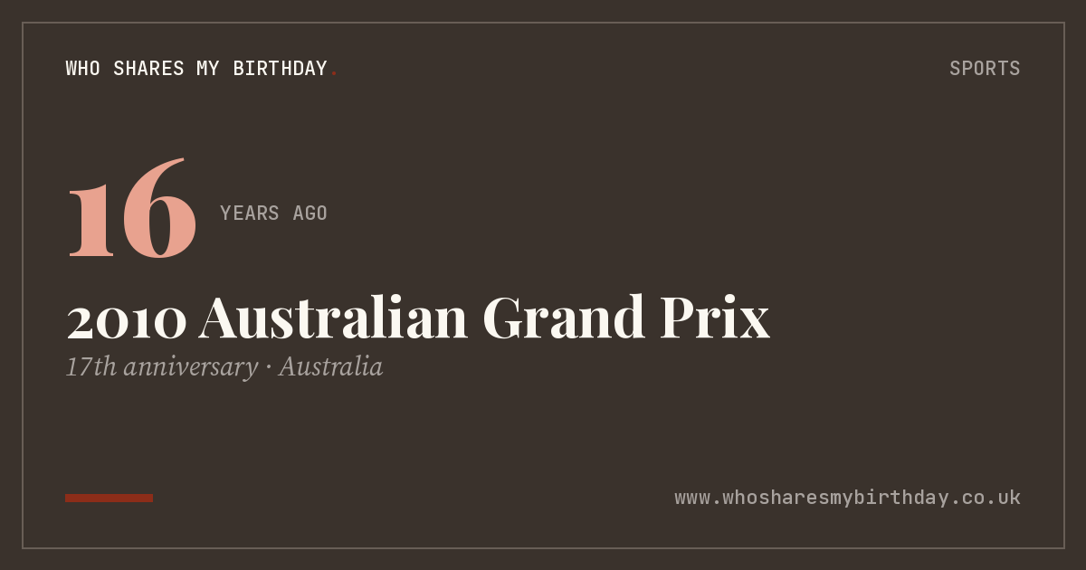 2010 Australian Grand Prix