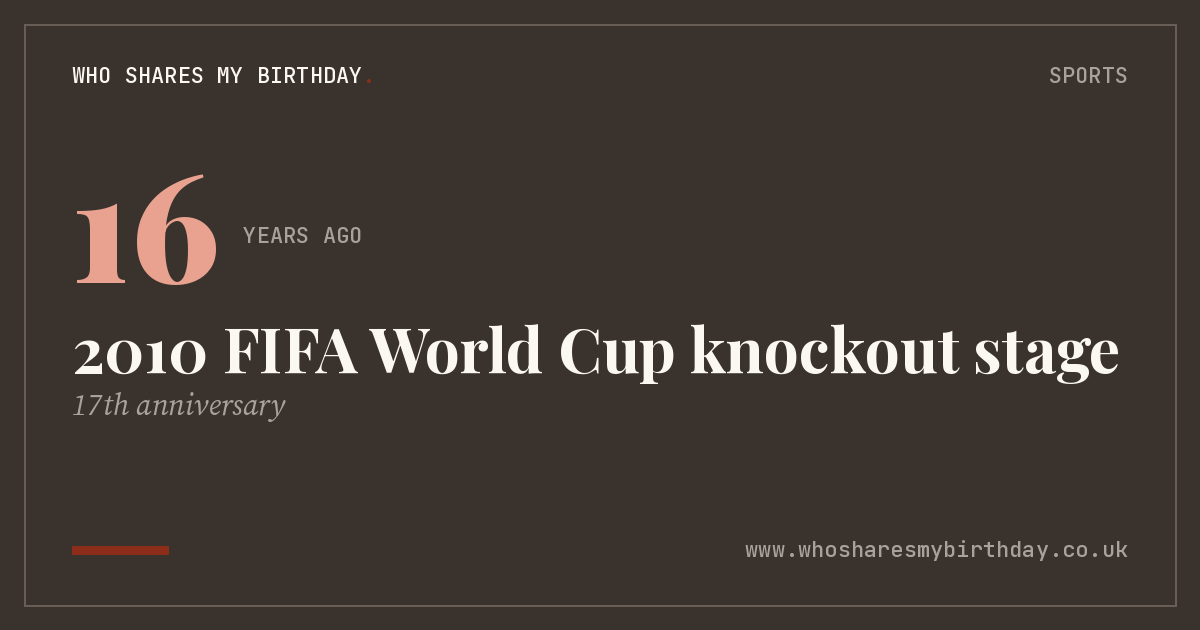 2010 FIFA World Cup knockout stage