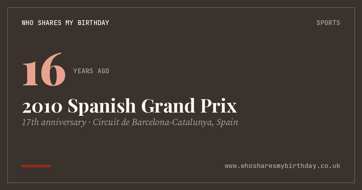 2010 Spanish Grand Prix
