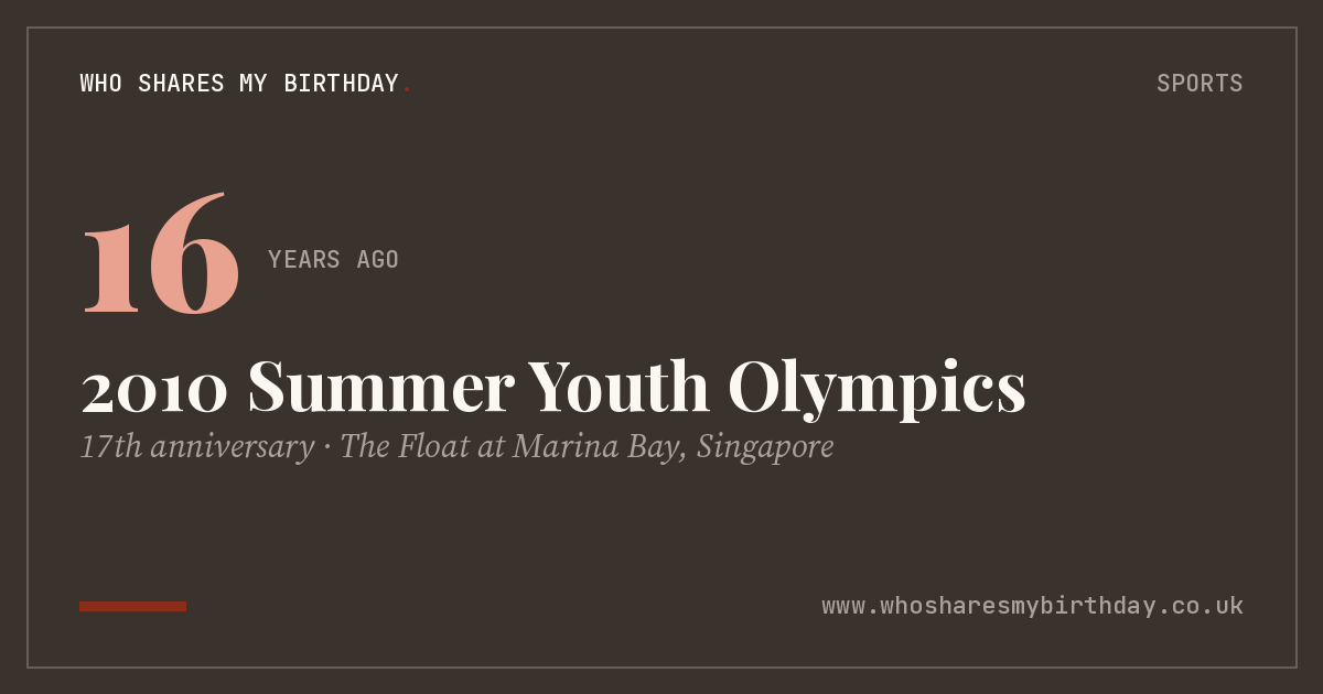 2010 Summer Youth Olympics