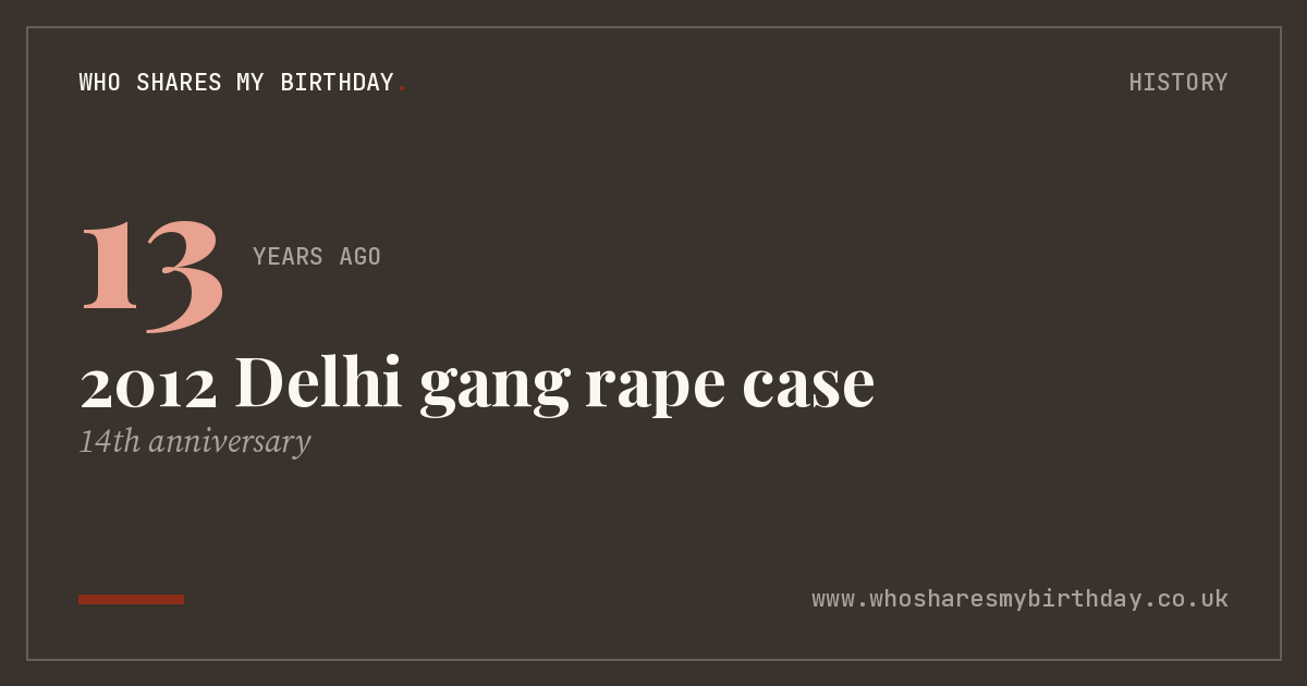 2012 Delhi gang rape case