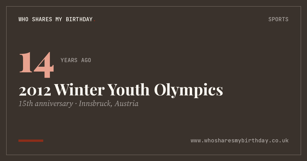 2012 Winter Youth Olympics