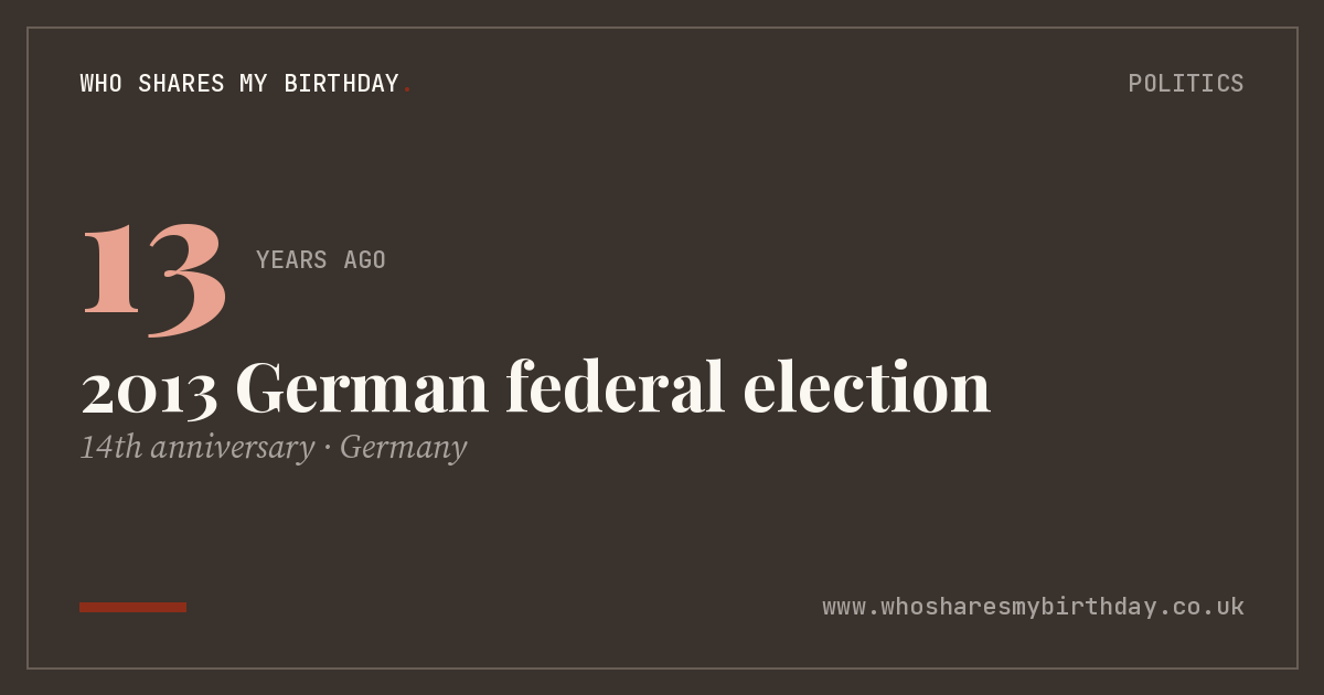 2013 German federal election