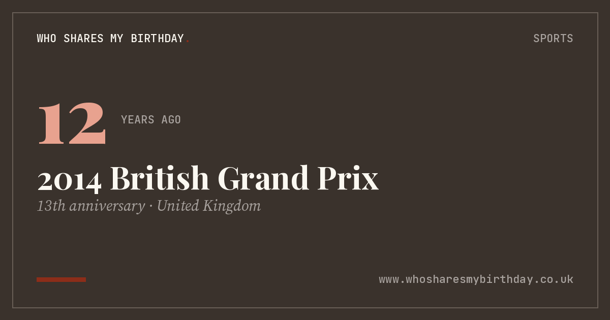 2014 British Grand Prix