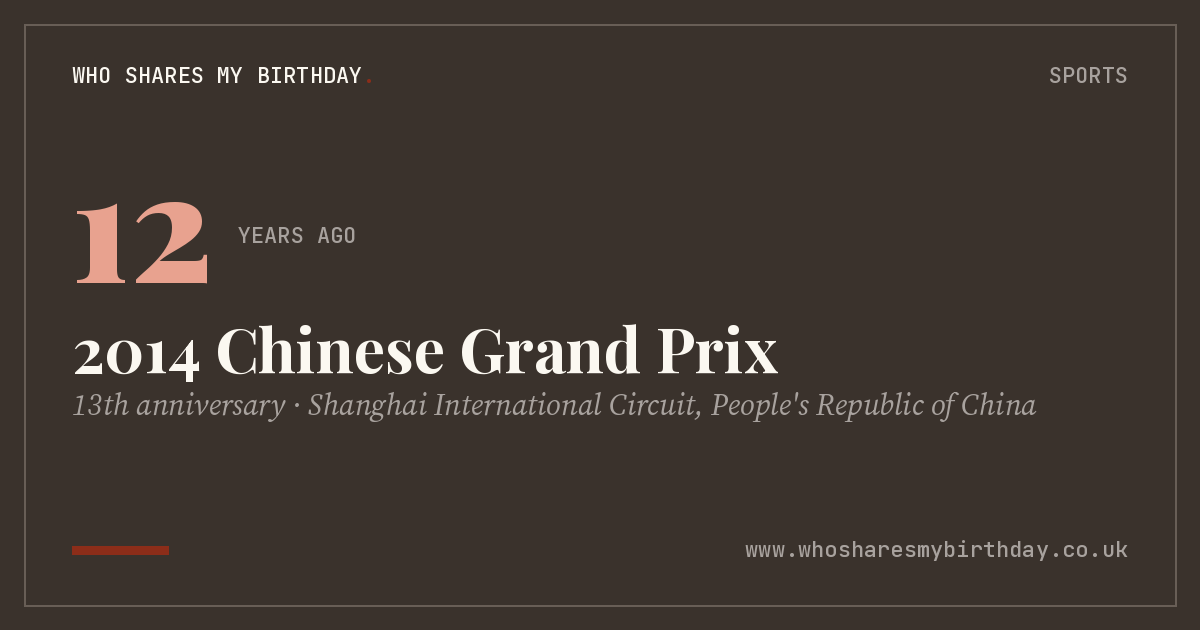 2014 Chinese Grand Prix