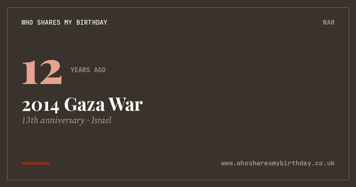 2014 Gaza War