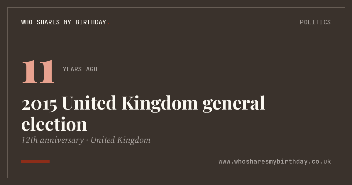 2015 United Kingdom general election