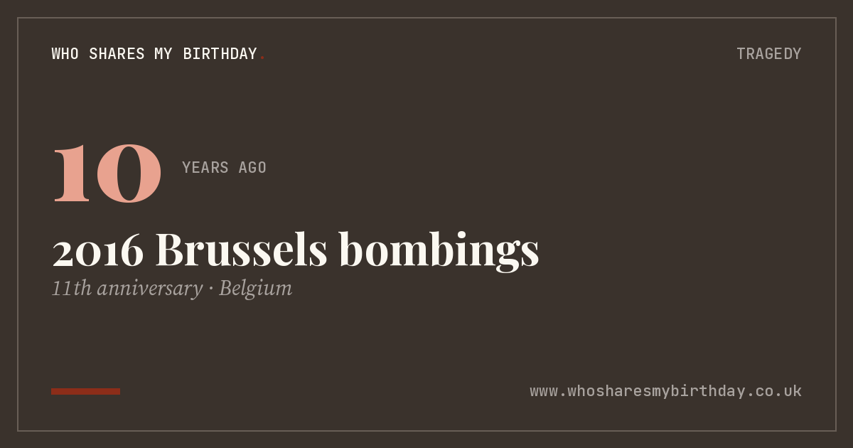 2016 Brussels bombings