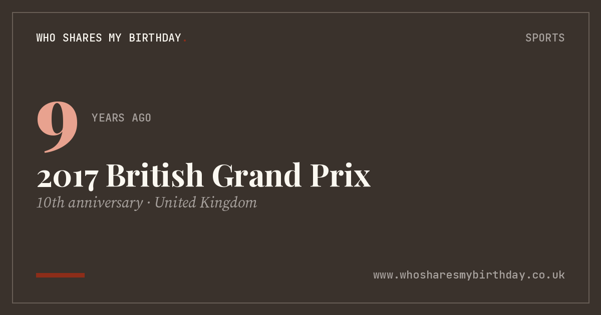 2017 British Grand Prix