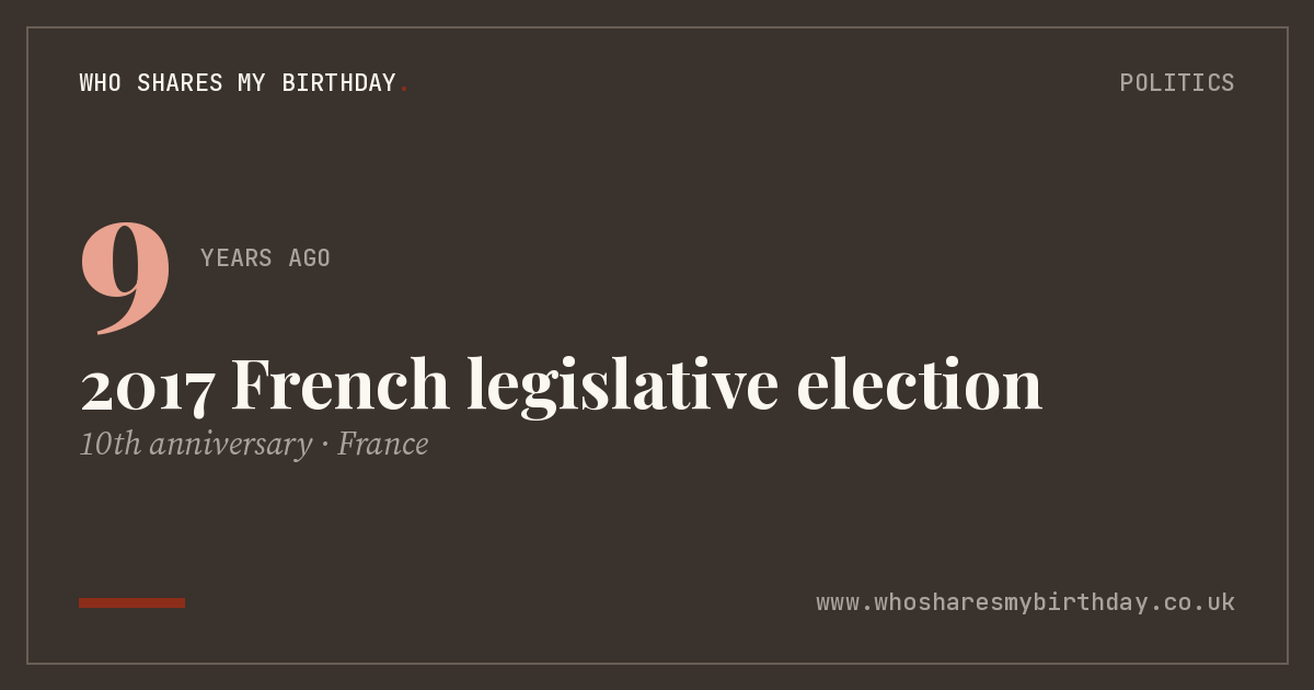 2017 French legislative election