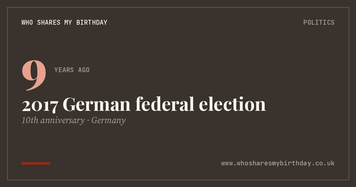 2017 German federal election