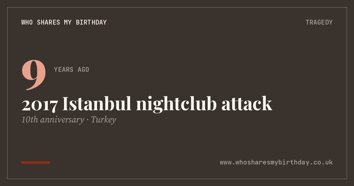 2017 Istanbul nightclub attack