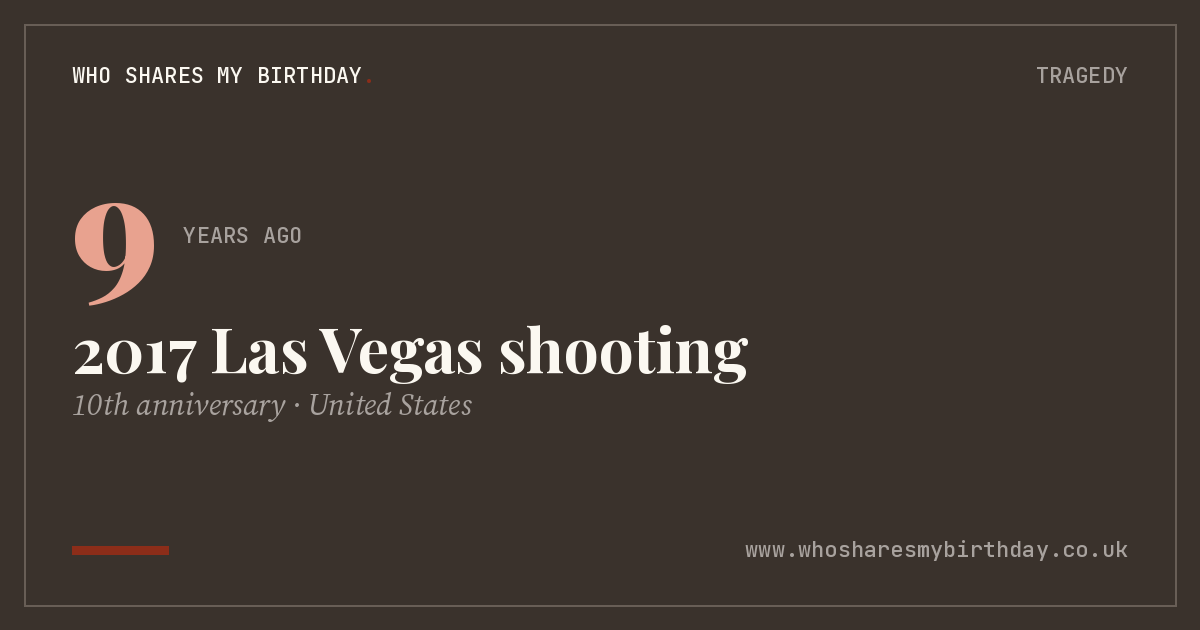 2017 Las Vegas shooting