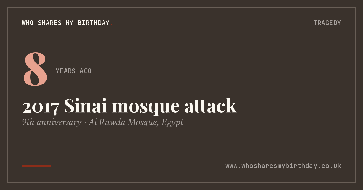 2017 Sinai mosque attack