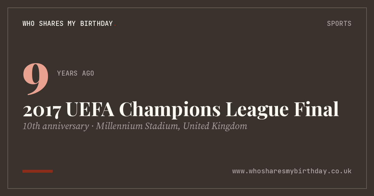 2017 UEFA Champions League Final