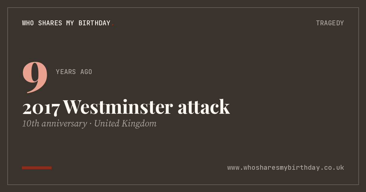 2017 Westminster attack
