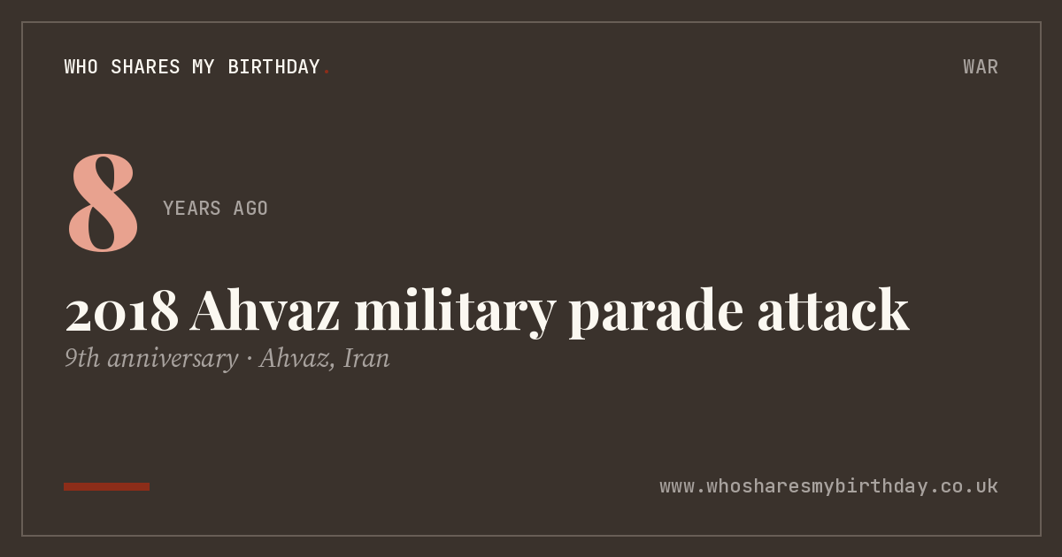 2018 Ahvaz military parade attack