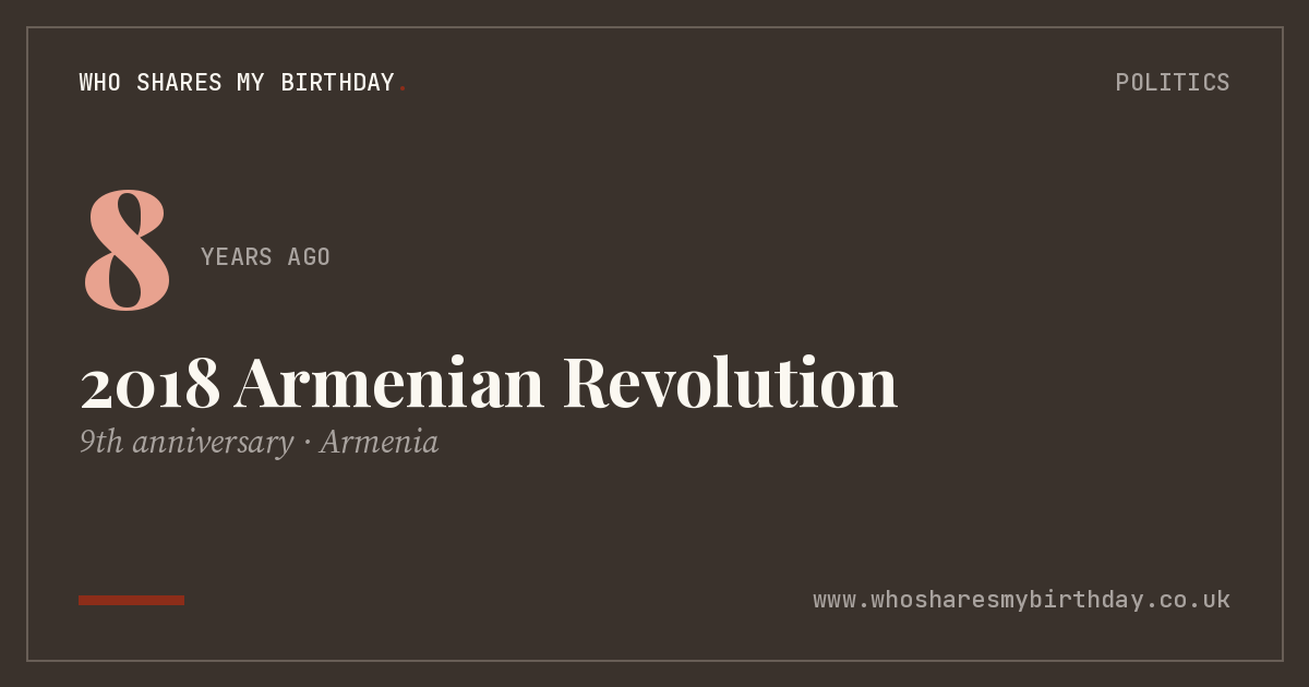 2018 Armenian Revolution