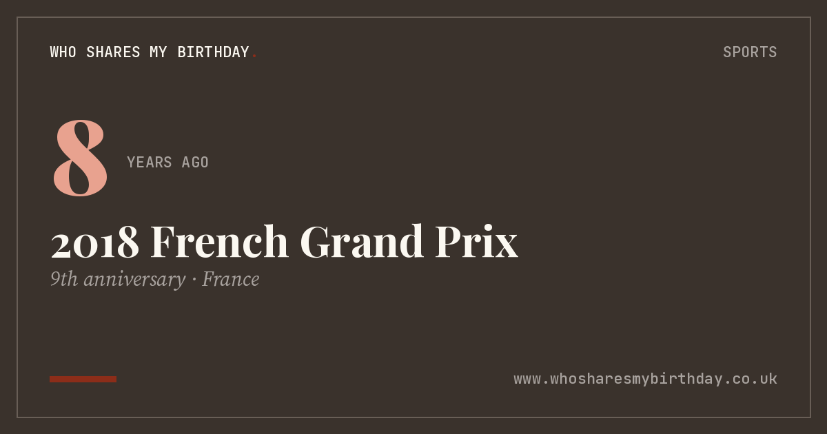 2018 French Grand Prix
