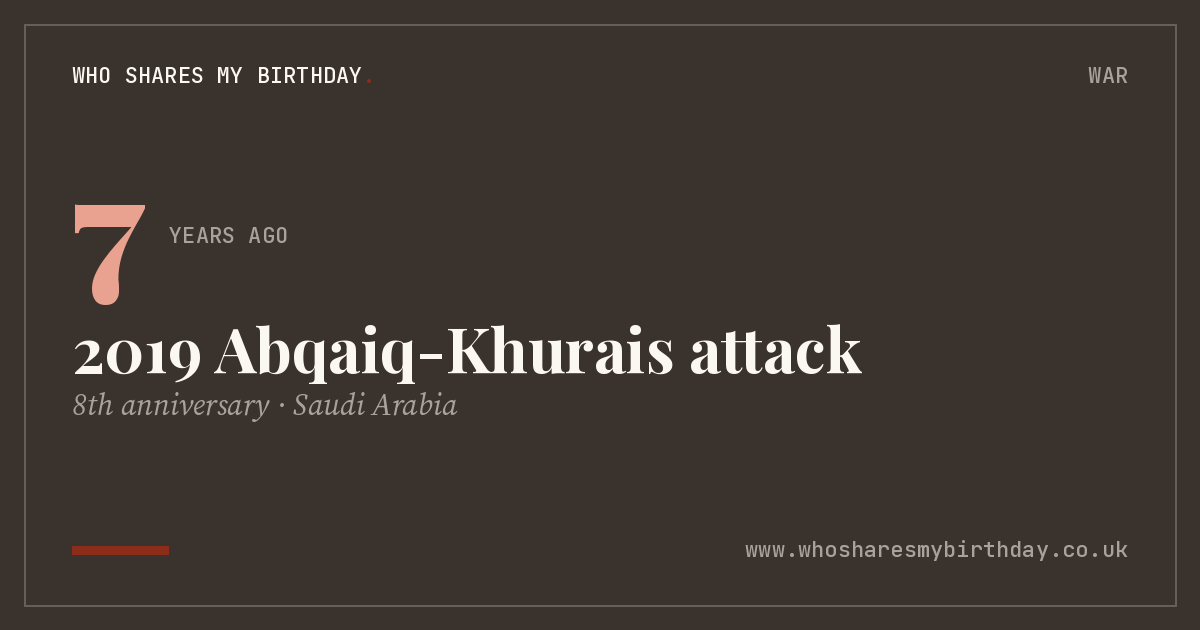 2019 Abqaiq-Khurais attack