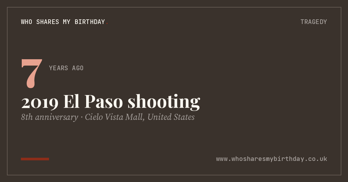 2019 El Paso shooting