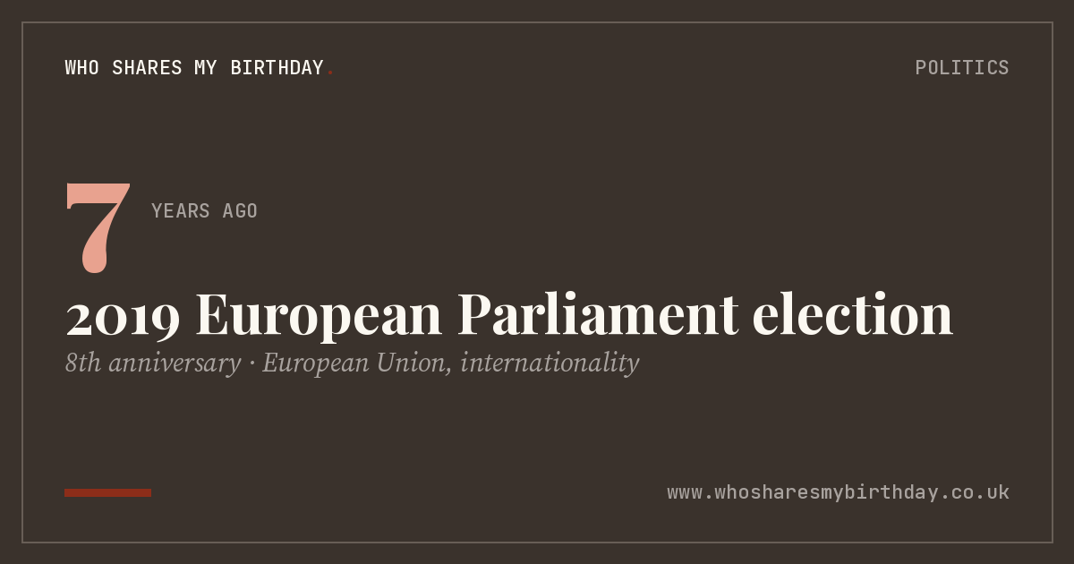 2019 European Parliament election