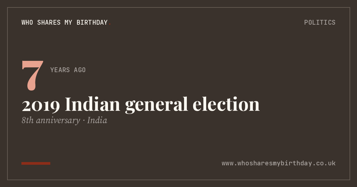 2019 Indian general election
