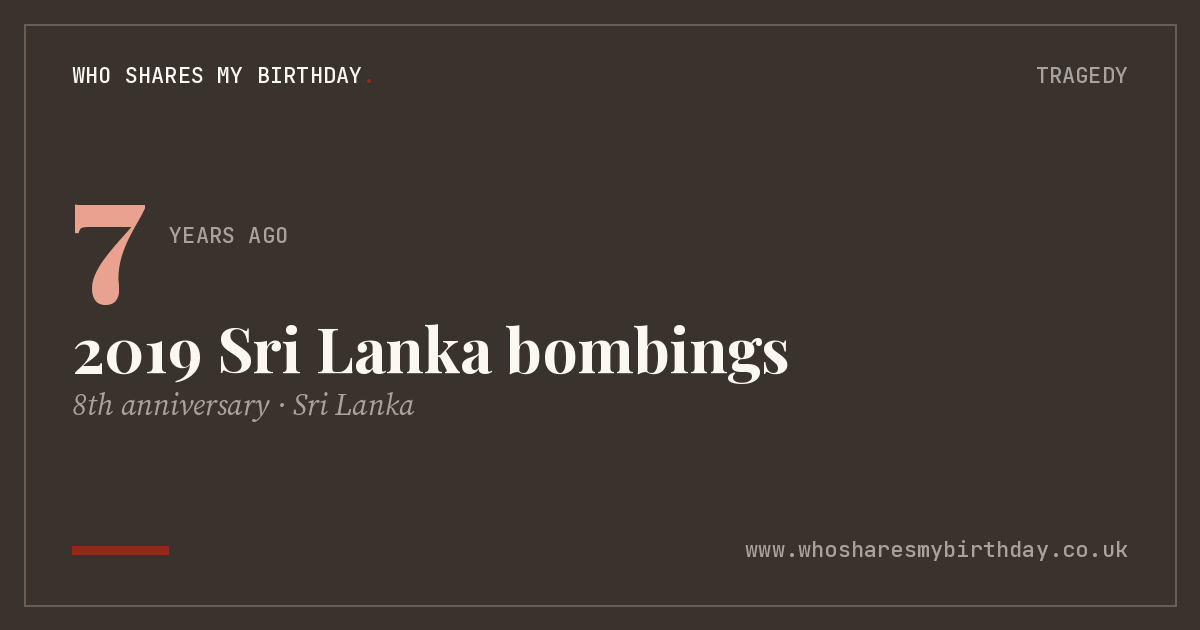 2019 Sri Lanka bombings