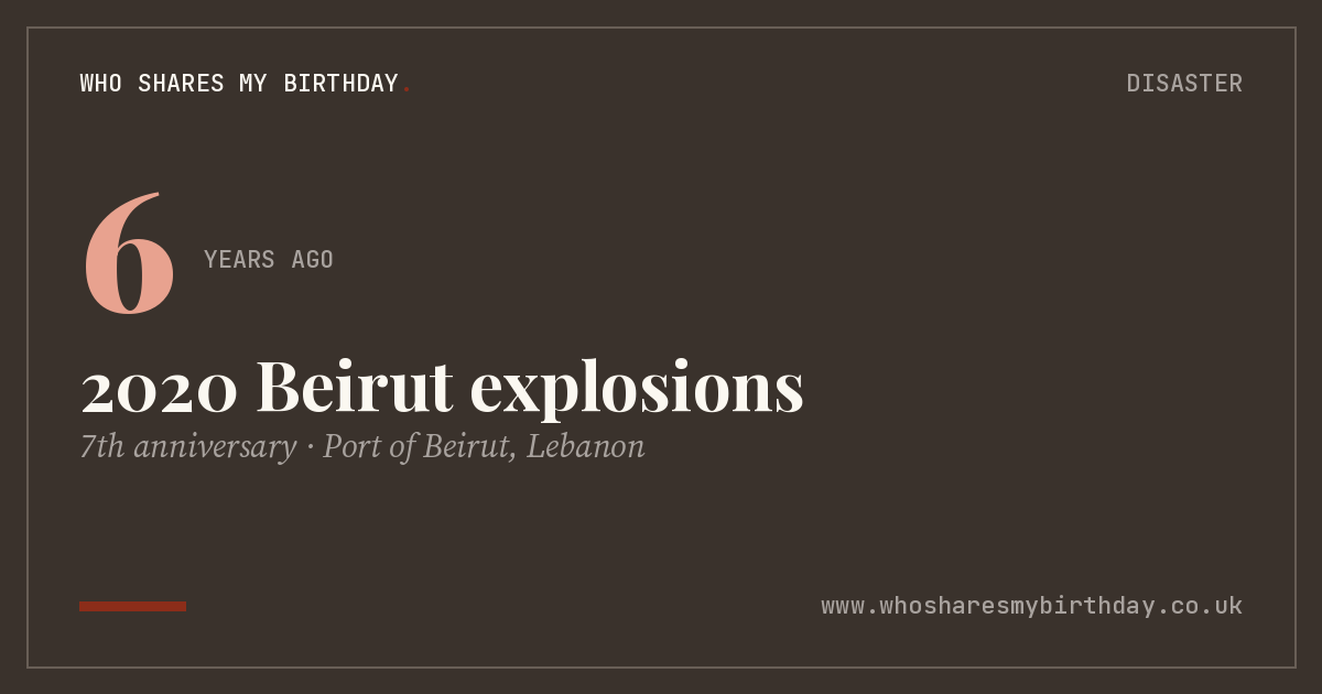 2020 Beirut explosions