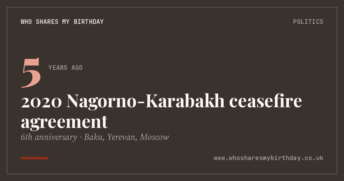 2020 Nagorno-Karabakh ceasefire agreement