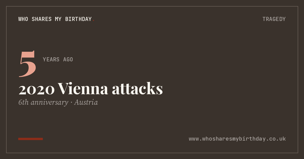 2020 Vienna attacks