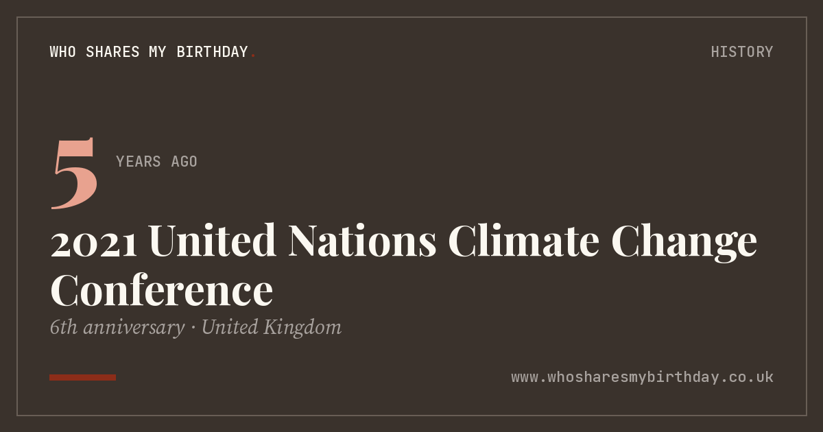 2021 United Nations Climate Change Conference