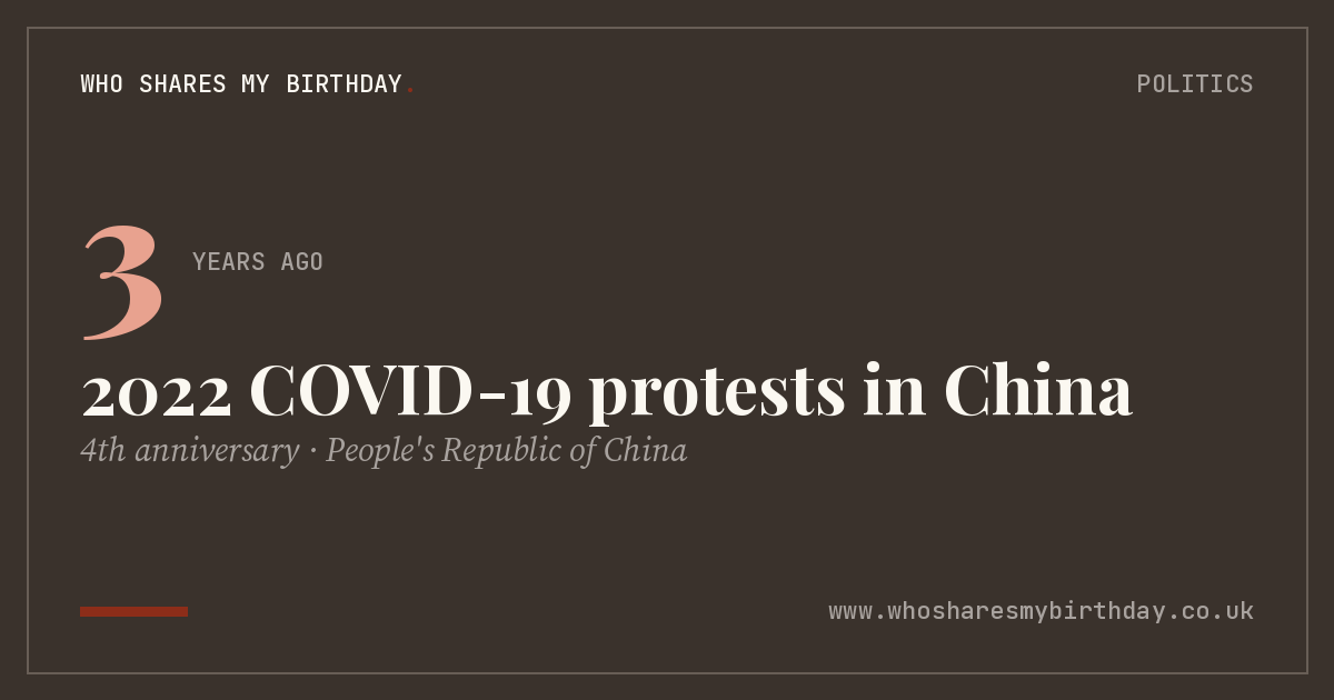 2022 COVID-19 protests in China