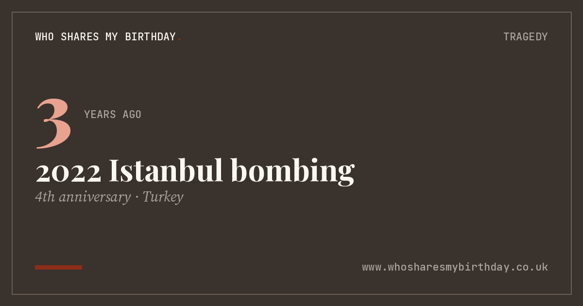 2022 Istanbul bombing