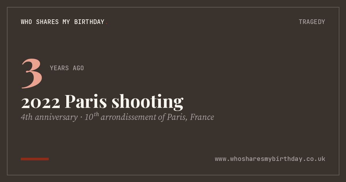2022 Paris shooting