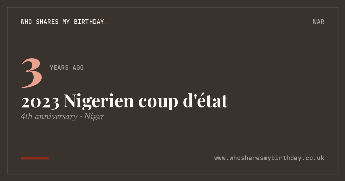 2023 Nigerien coup d'état