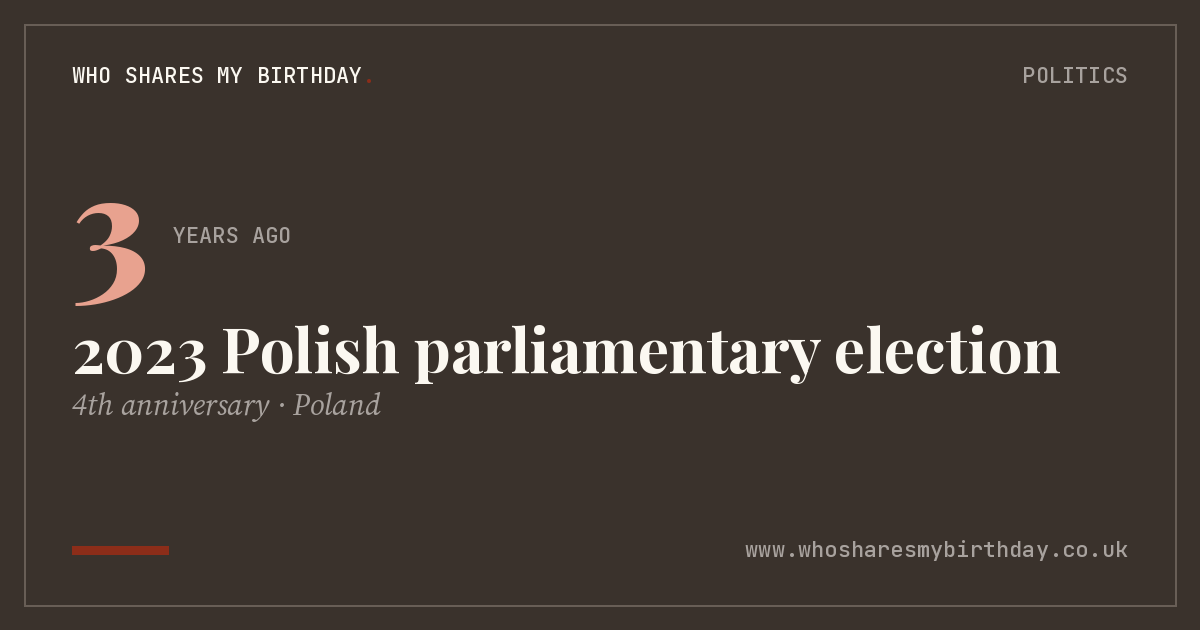 2023 Polish parliamentary election