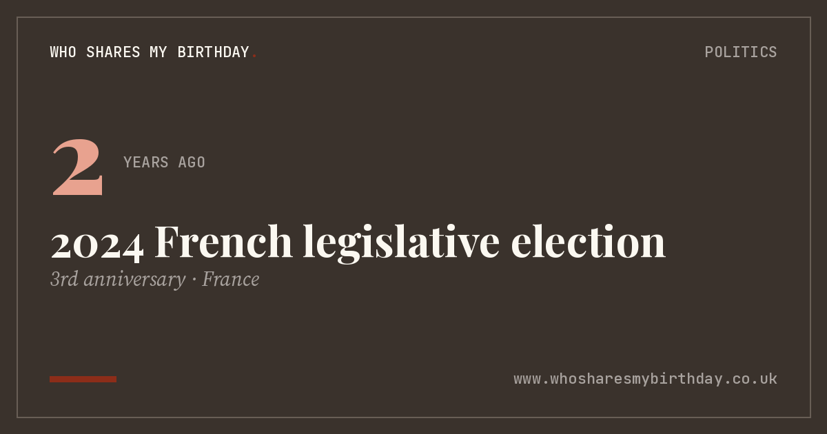 2024 French legislative election