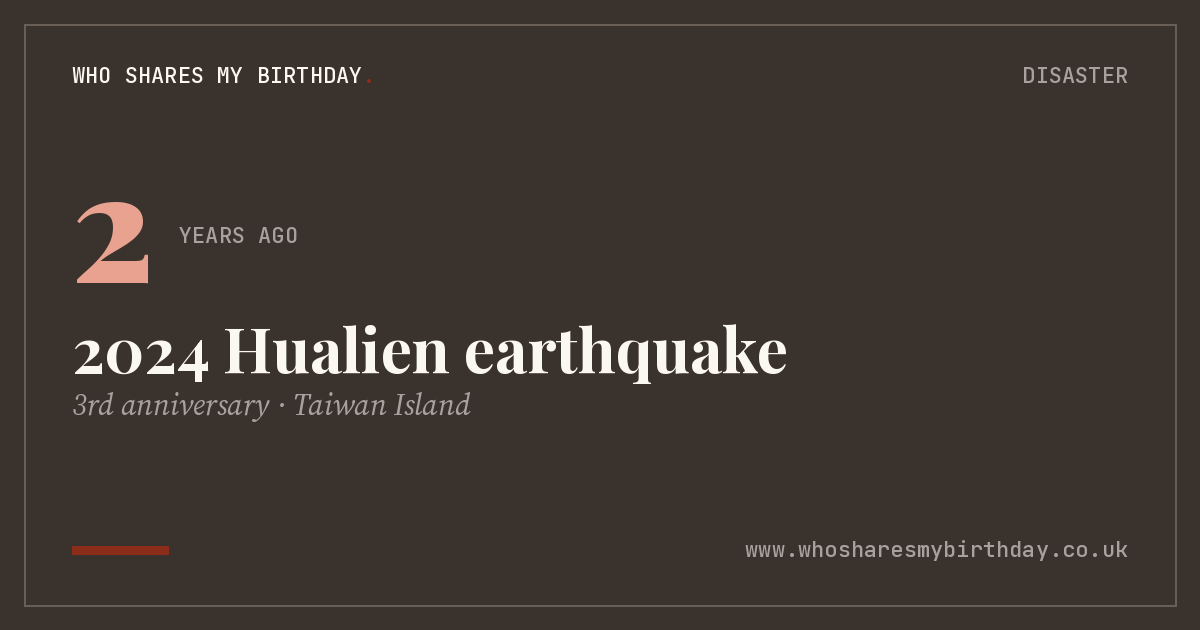 2024 Hualien earthquake